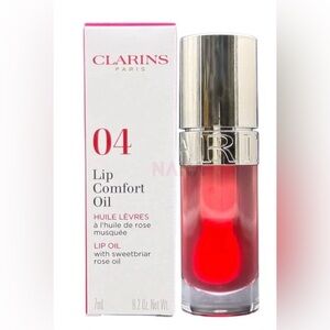 Clarins Lip Comfort Oil 04 Pitaya Bright Red Gloss